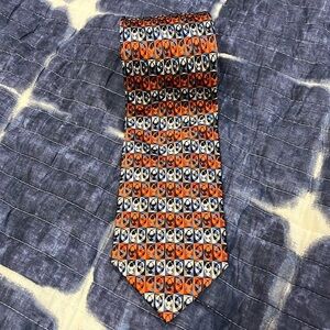 Carlos By: Carlos Santana Peace Sign Silk Tie